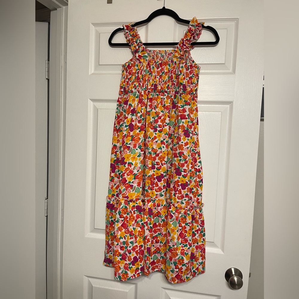 Colorful Floral Sun Dress